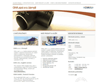 Tablet Screenshot of gwa.cz